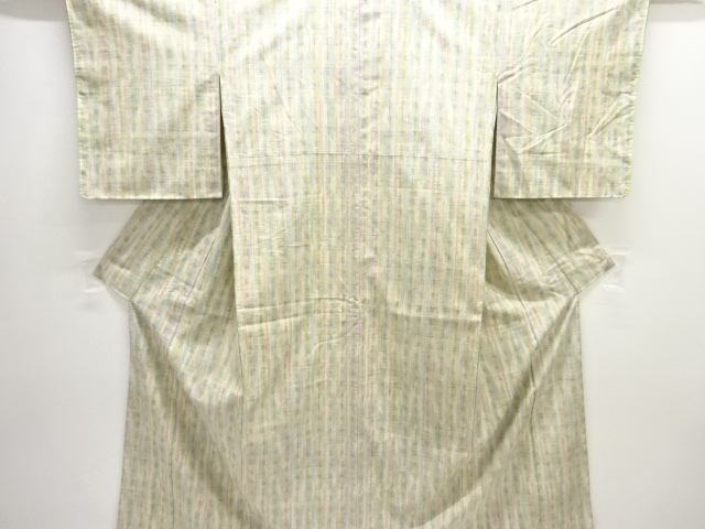 JAPANESE KIMONO / TSUMUGI / WOVEN IGETA PATTERN